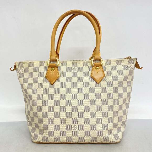 Louis Vuitton Damier Azur Saleya PM Tote Bag N51186 White Women's - Picture 14 of 14